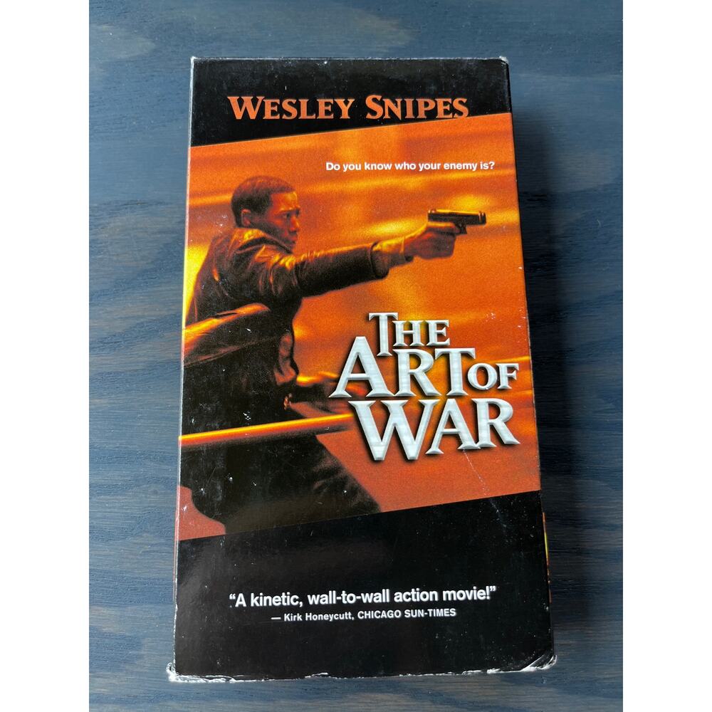 The Art of War Wesley Snipes Action Movie Vintage 2000 VHS Tape Pre-Loved